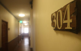 Corridor of the new wing