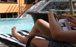 Sun bathing