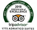 TripAdvisor Certificate of Excellence 2014 - 2018 - Hall of Fame